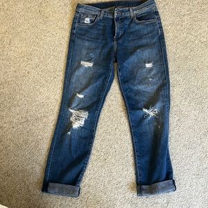 J brand jeans distressed holes
